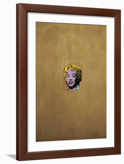 Gold Marilyn Monroe, 1962-Andy Warhol-Framed Art Print