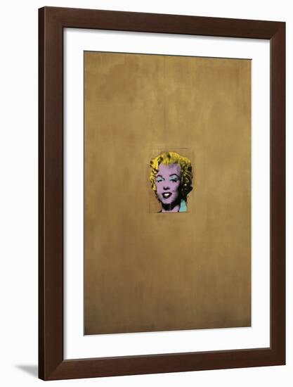 Gold Marilyn Monroe, 1962-Andy Warhol-Framed Art Print