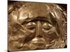 Gold Mask from Tomb Iv of Circle a of Mycenae-null-Mounted Giclee Print