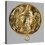 Gold Medallion from Volos-null-Stretched Canvas