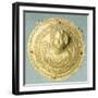 Gold Medallion with Eros Bust, Syria-null-Framed Giclee Print