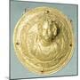 Gold Medallion with Eros Bust, Syria-null-Mounted Giclee Print