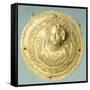 Gold Medallion with Eros Bust, Syria-null-Framed Stretched Canvas