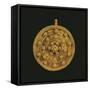 Gold Medallion with Granulated Decoration, Artefact from Larsa, Iraq, Babylonian Civilization BC-null-Framed Stretched Canvas