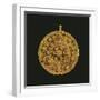 Gold Medallion with Granulated Decoration, Artefact from Larsa, Iraq, Babylonian Civilization BC-null-Framed Giclee Print