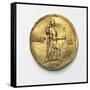 Gold Medallion-null-Framed Stretched Canvas
