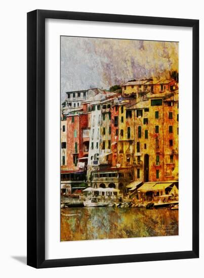 Gold Mediterrane 01-Joost Hogervorst-Framed Art Print