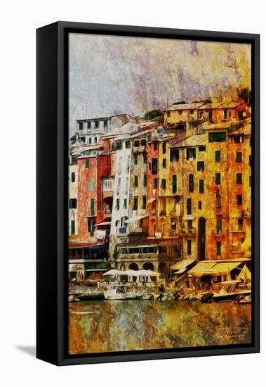 Gold Mediterrane 01-Joost Hogervorst-Framed Stretched Canvas