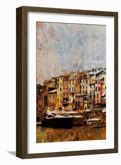 Gold Mediterrane 03-Joost Hogervorst-Framed Art Print