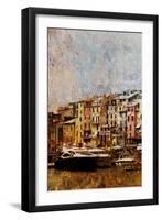 Gold Mediterrane 03-Joost Hogervorst-Framed Art Print