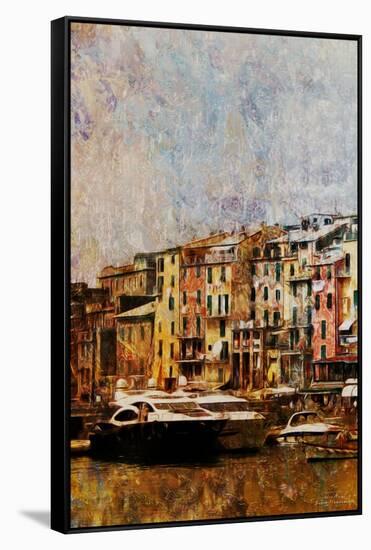 Gold Mediterrane 03-Joost Hogervorst-Framed Stretched Canvas