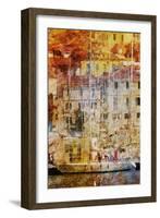 Gold Mediterrane 06-Joost Hogervorst-Framed Art Print