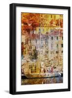 Gold Mediterrane 06-Joost Hogervorst-Framed Art Print