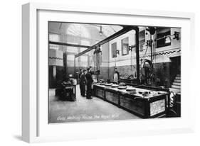 Gold Melting House, the Royal Mint, Tower Hill, London, Early 20th Century-null-Framed Giclee Print