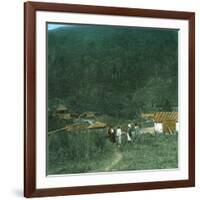 Gold Mine in Brazil, around 1900-Leon, Levy et Fils-Framed Photographic Print