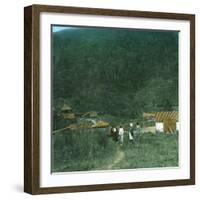 Gold Mine in Brazil, around 1900-Leon, Levy et Fils-Framed Photographic Print