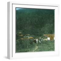 Gold Mine in Brazil, around 1900-Leon, Levy et Fils-Framed Photographic Print