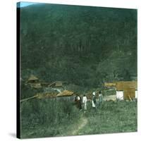 Gold Mine in Brazil, around 1900-Leon, Levy et Fils-Stretched Canvas