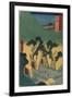 Gold Mine, Sado Province, September 1853-Utagawa Hiroshige-Framed Giclee Print