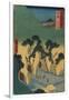 Gold Mine, Sado Province, September 1853-Utagawa Hiroshige-Framed Giclee Print