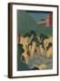 Gold Mine, Sado Province, September 1853-Utagawa Hiroshige-Framed Giclee Print