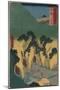 Gold Mine, Sado Province, September 1853-Utagawa Hiroshige-Mounted Giclee Print