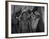 Gold Miners in Robinson Deep Diamond Mine Tunnel, Johannesburg, South Africa, 1950-Margaret Bourke-White-Framed Photographic Print