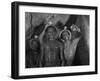 Gold Miners in Robinson Deep Diamond Mine Tunnel, Johannesburg, South Africa, 1950-Margaret Bourke-White-Framed Photographic Print