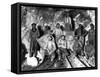 Gold Miners in South Africa Photograph - South Africa-Lantern Press-Framed Stretched Canvas