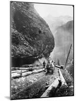 Gold Miners Near Ouray, Colorado-null-Mounted Photographic Print