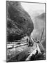 Gold Miners Near Ouray, Colorado-null-Mounted Photographic Print