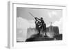 Gold Mining Statue-null-Framed Photographic Print