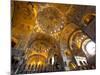 Gold Mosaics on the Dome Vaults of St. Mark's Basilica in Venice, Veneto, Italy, Europe-Carlo Morucchio-Mounted Photographic Print