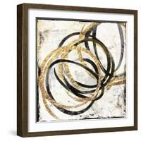 Gold Motion-Jace Grey-Framed Art Print