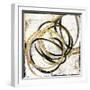 Gold Motion-Jace Grey-Framed Art Print