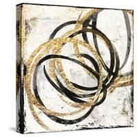 Gold Motion-Jace Grey-Stretched Canvas