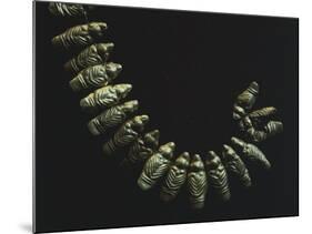 Gold Necklace Formed by Small Stylized Birds, Artifact Originating from Restrepo-null-Mounted Giclee Print