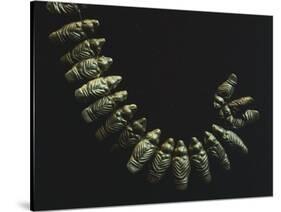 Gold Necklace Formed by Small Stylized Birds, Artifact Originating from Restrepo-null-Stretched Canvas
