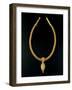 Gold Necklace with Acorn Pendant from Monte Luna-null-Framed Giclee Print