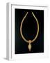 Gold Necklace with Acorn Pendant from Monte Luna-null-Framed Giclee Print