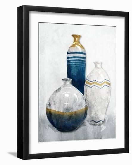 Gold Night Vessels-OnRei-Framed Art Print