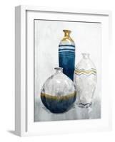 Gold Night Vessels-OnRei-Framed Art Print