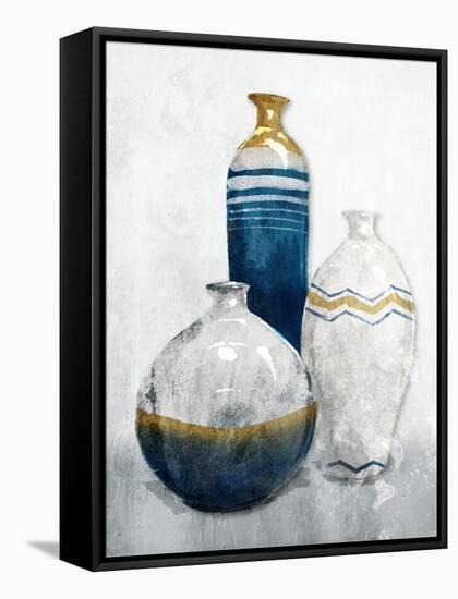 Gold Night Vessels-OnRei-Framed Stretched Canvas