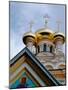 Gold Onion Dome of Alexander Nevsky Cathedral, Russian Orthodox Church, Yalta, Ukraine-Cindy Miller Hopkins-Mounted Photographic Print