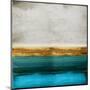 Gold onTurquoise-Taylor Hamilton-Mounted Art Print