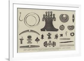 Gold Ornaments from the Graves of the Incas of Peru, Lady Brassey's Collection-null-Framed Giclee Print