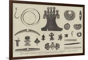 Gold Ornaments from the Graves of the Incas of Peru, Lady Brassey's Collection-null-Framed Giclee Print