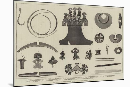 Gold Ornaments from the Graves of the Incas of Peru, Lady Brassey's Collection-null-Mounted Giclee Print