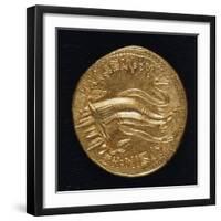 Gold Ottodramma Depicting Horn of Plenty, 263 Bc, Verso, Hellenistic Coins, 3rd Century BC-null-Framed Giclee Print