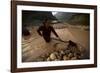 Gold Panning, Nong Kiew, River Nam Ou, Laos, Indochina, Southeast Asia-Colin Brynn-Framed Photographic Print